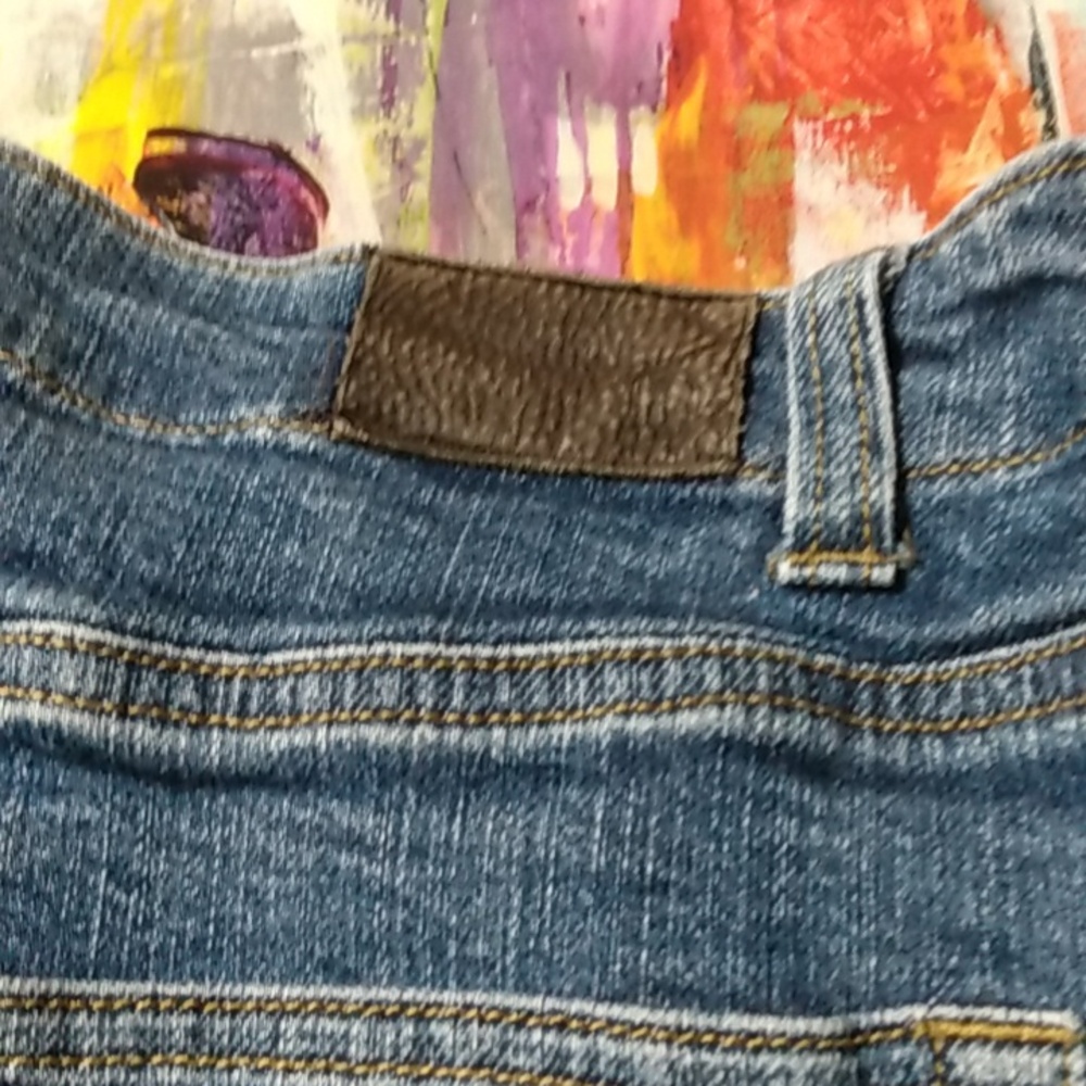 Lands End Classic Boot Five Pocket Jeans - Picture 2 of 12